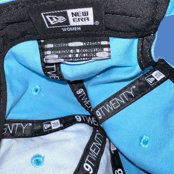 NWT Women's Minnesota United FC New Era Light Blue Star 9TWENTY Adjustable Hat - Picture 4 of 5